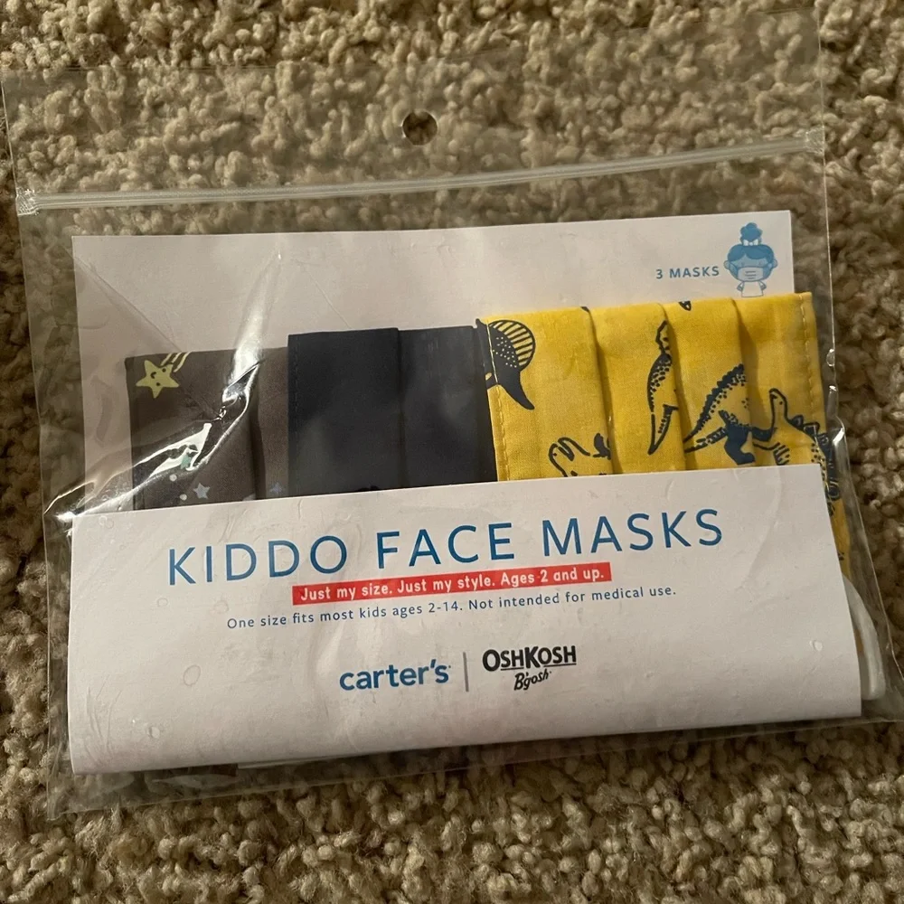 Toddler face masks